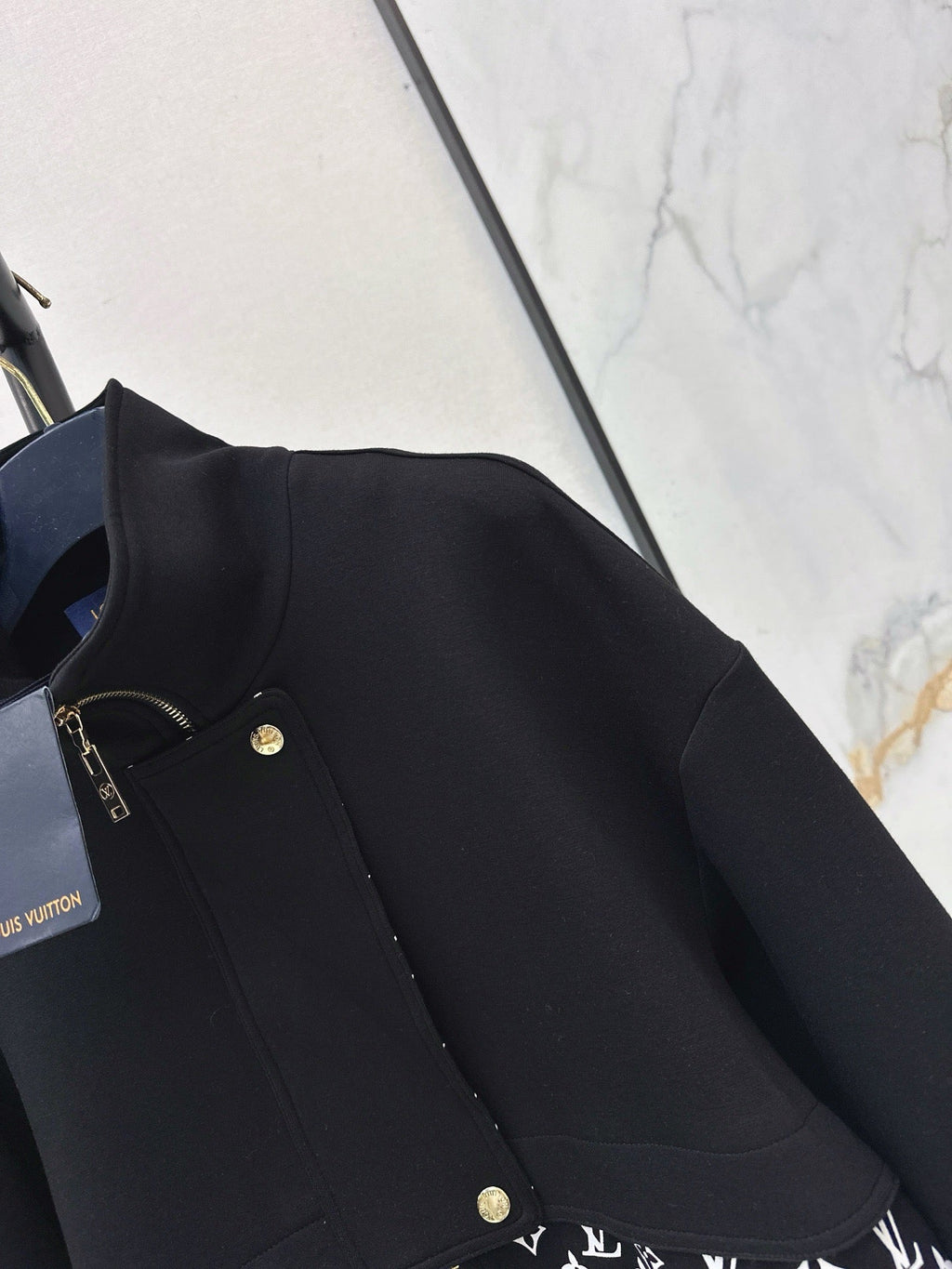 26S Monogram Accent Zip-Up Jacket