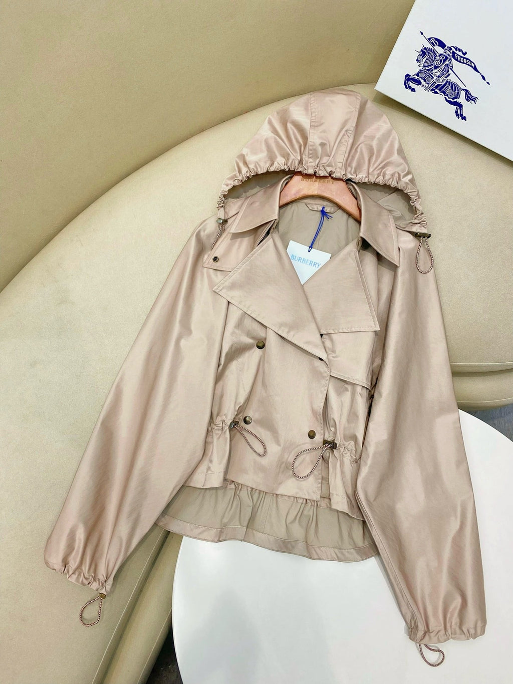Hooded Taffeta Jacket