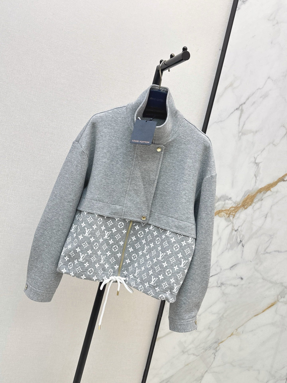 26S Monogram Accent Zip-Up Jacket