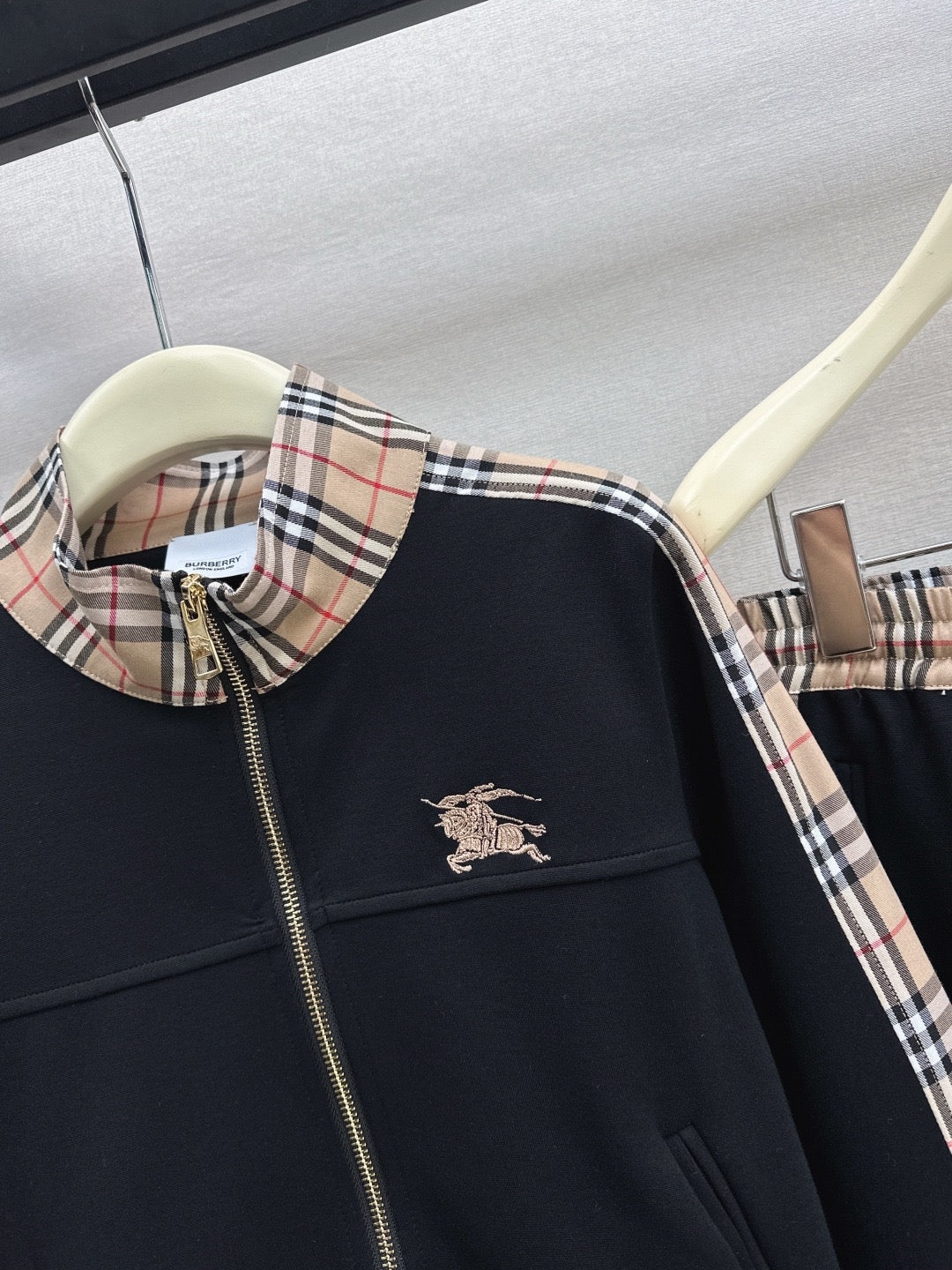 EKD Vintage Check Trim Tracksuit
