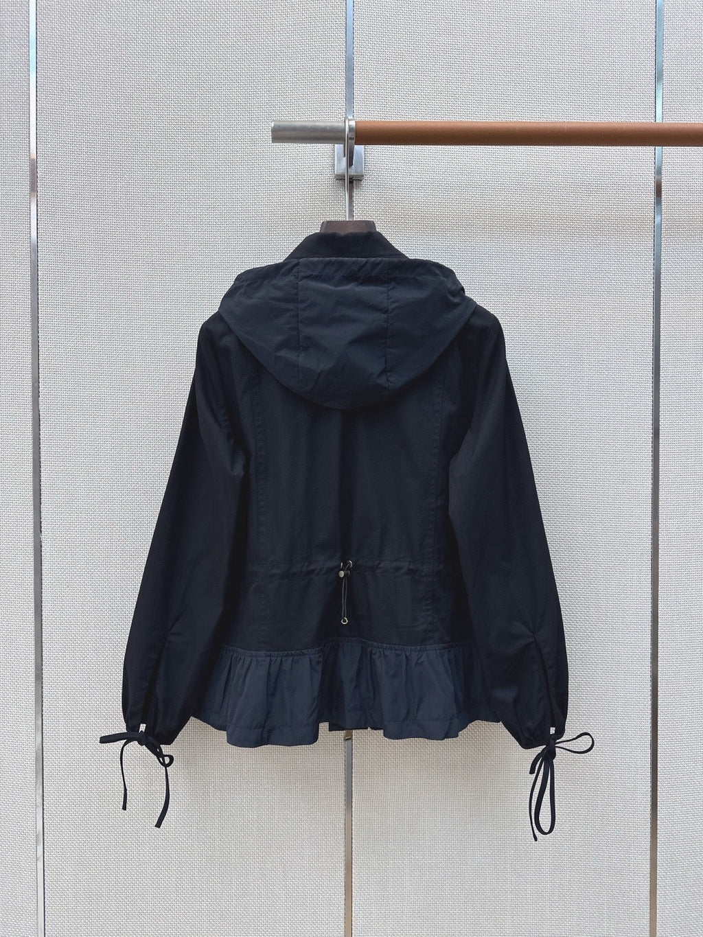 Gabardine Hooded Adenium Jacket