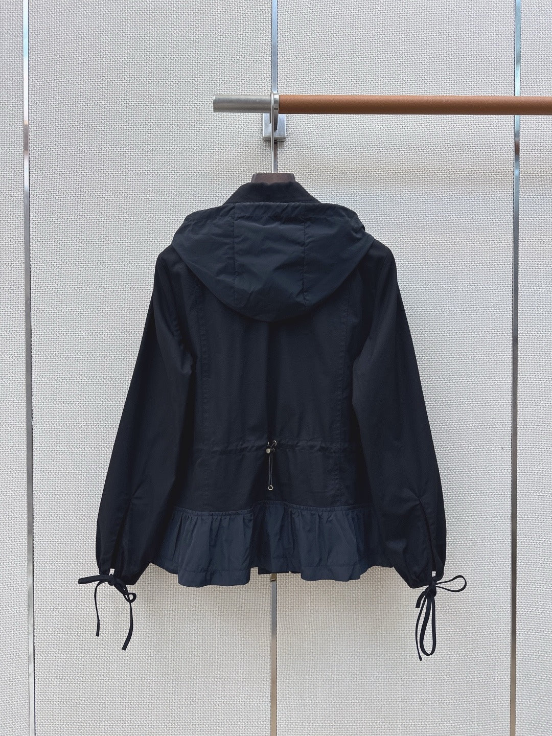Gabardine Hooded Adenium Jacket