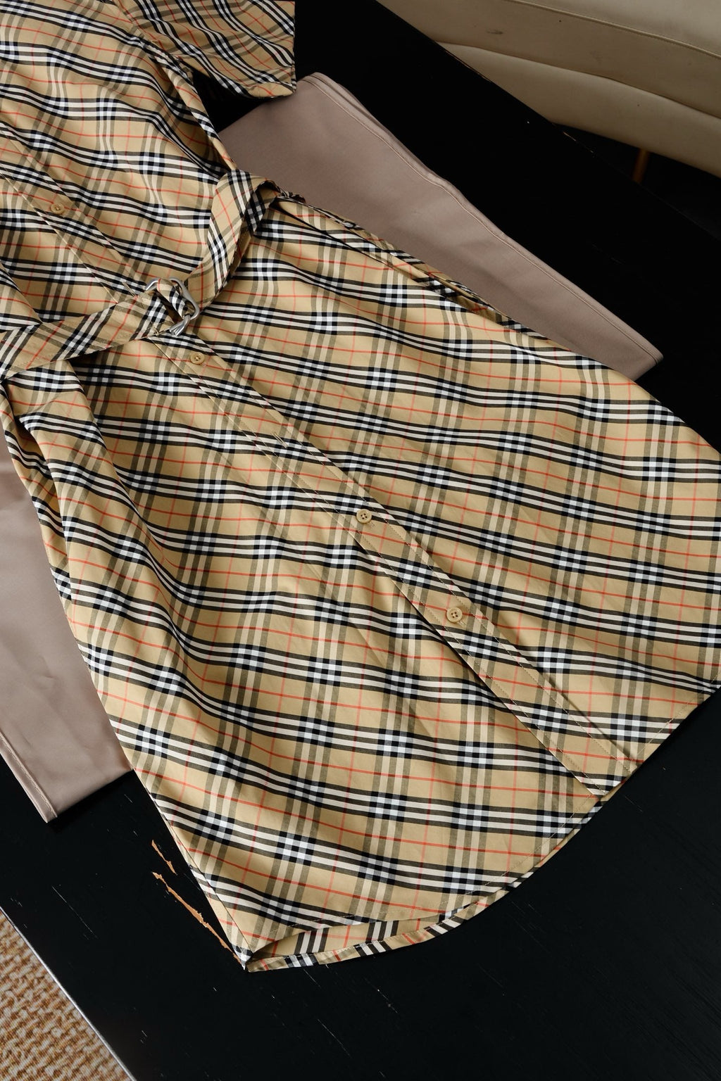 Check Shirt Dress