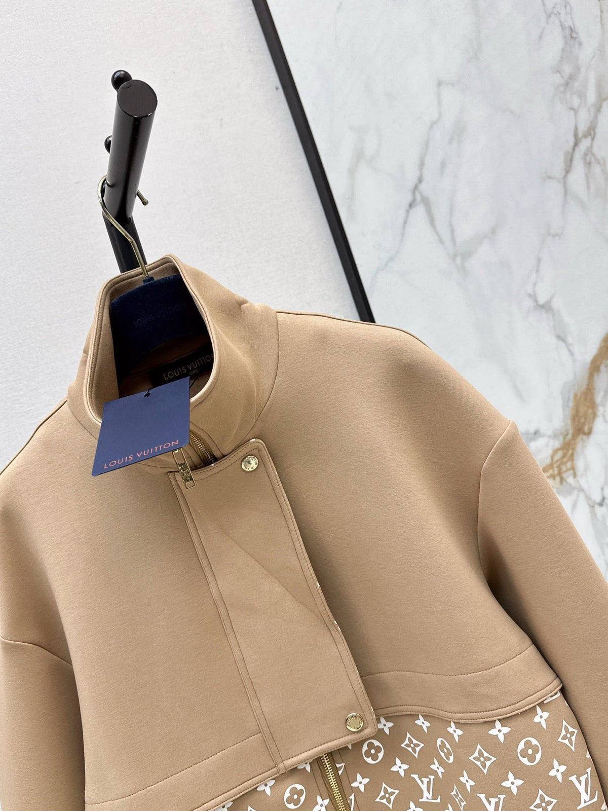 26S Monogram Accent Zip-Up Jacket