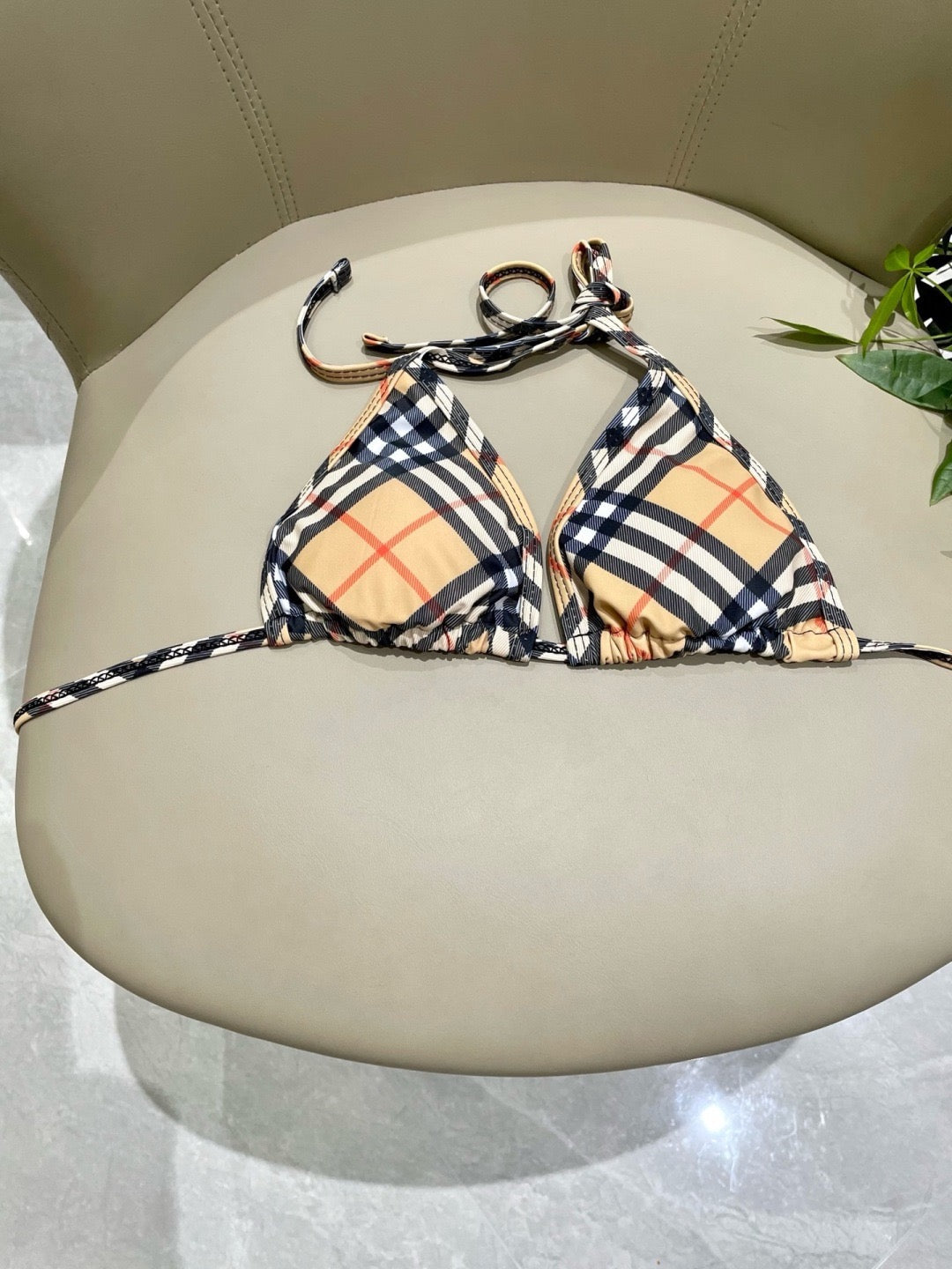 Vintage Check Bikini Set