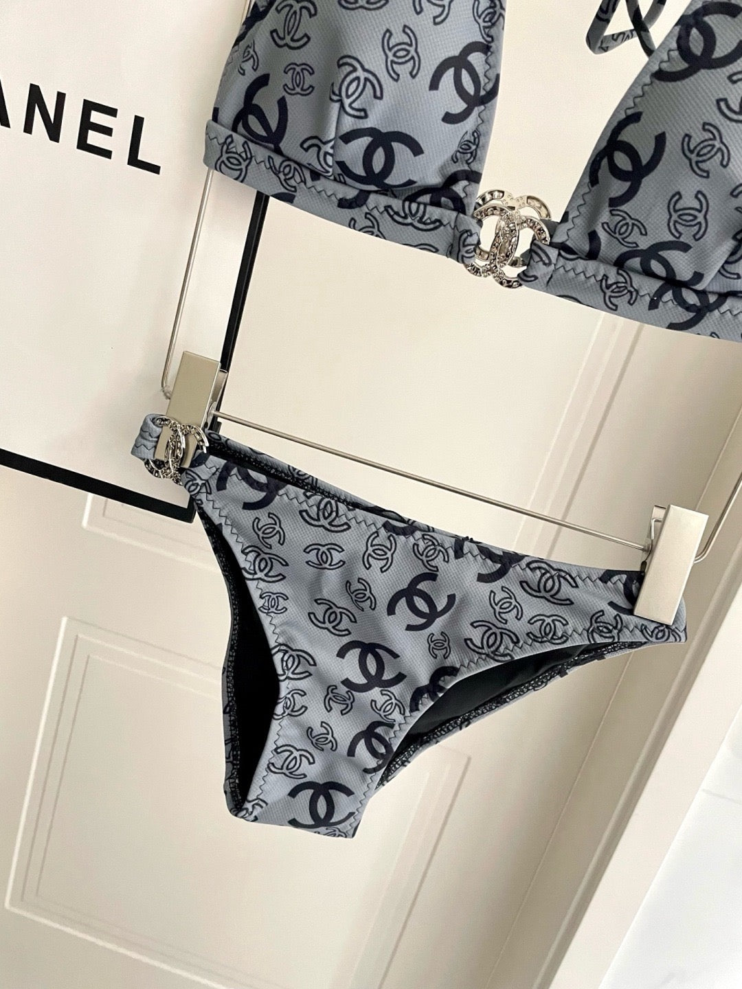 Logo Halter Bikini Set