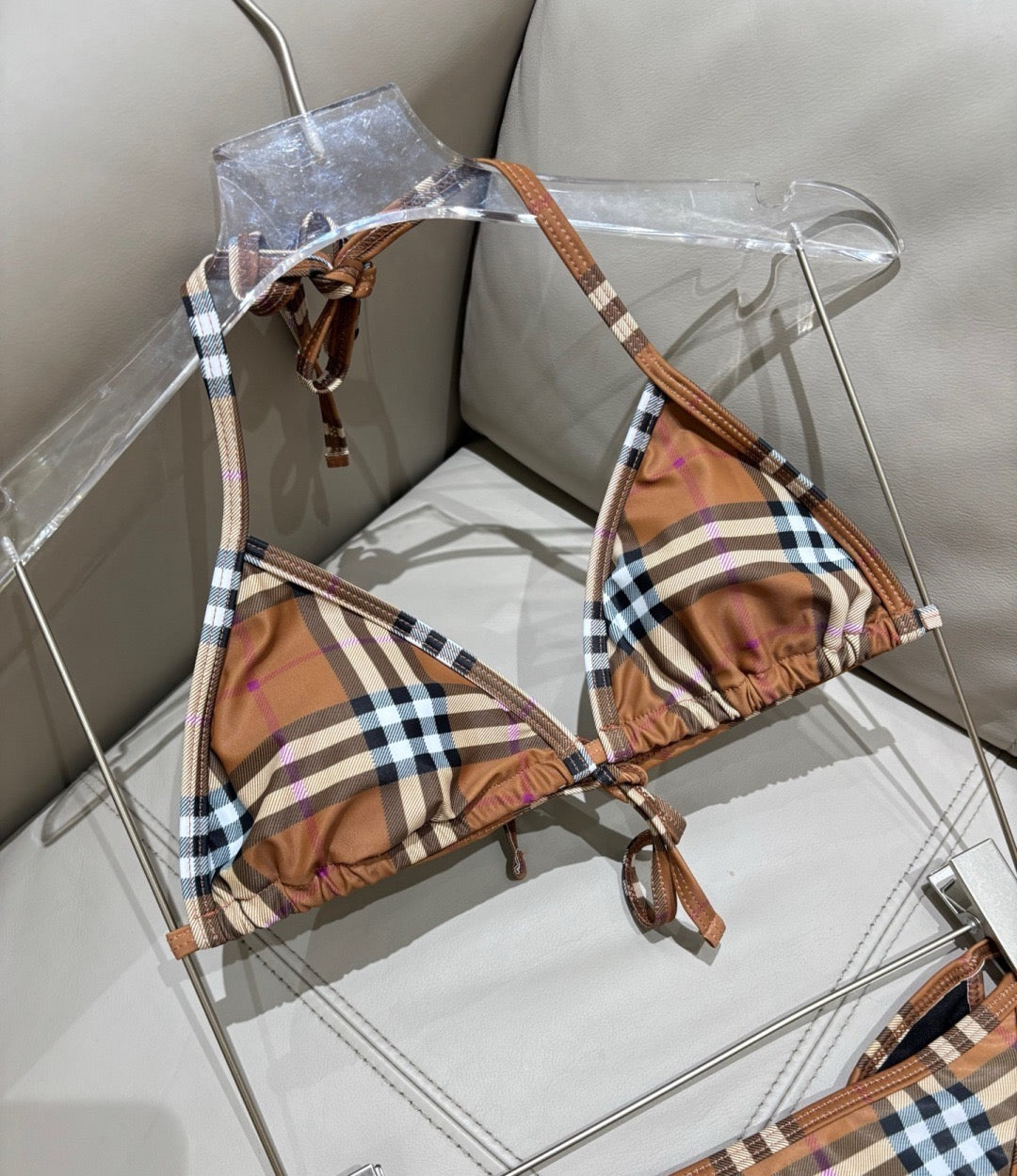 Vintage Check Bikini Set