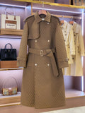 Quilted Trench Coat