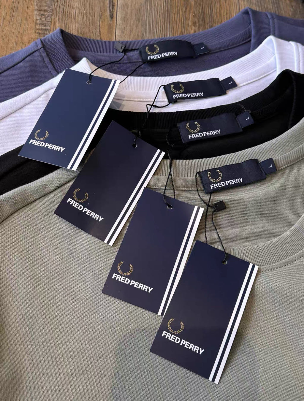 Fred P Embroidered Logo Tee