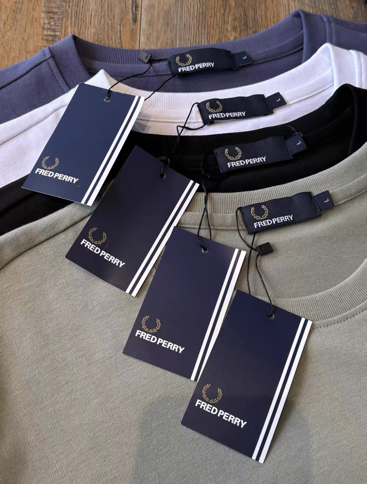 Fred P Embroidered Logo Tee