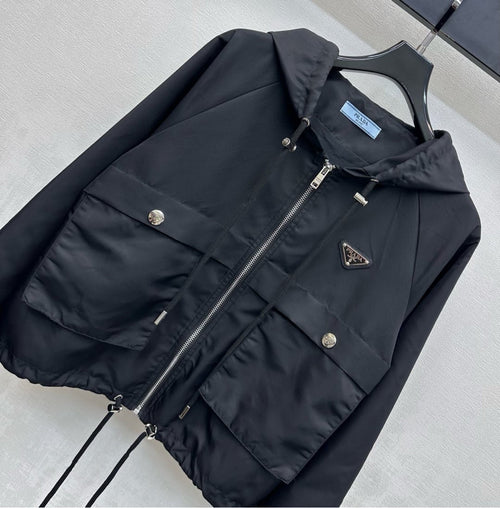 26S Re-Nylon Cropped Jacket