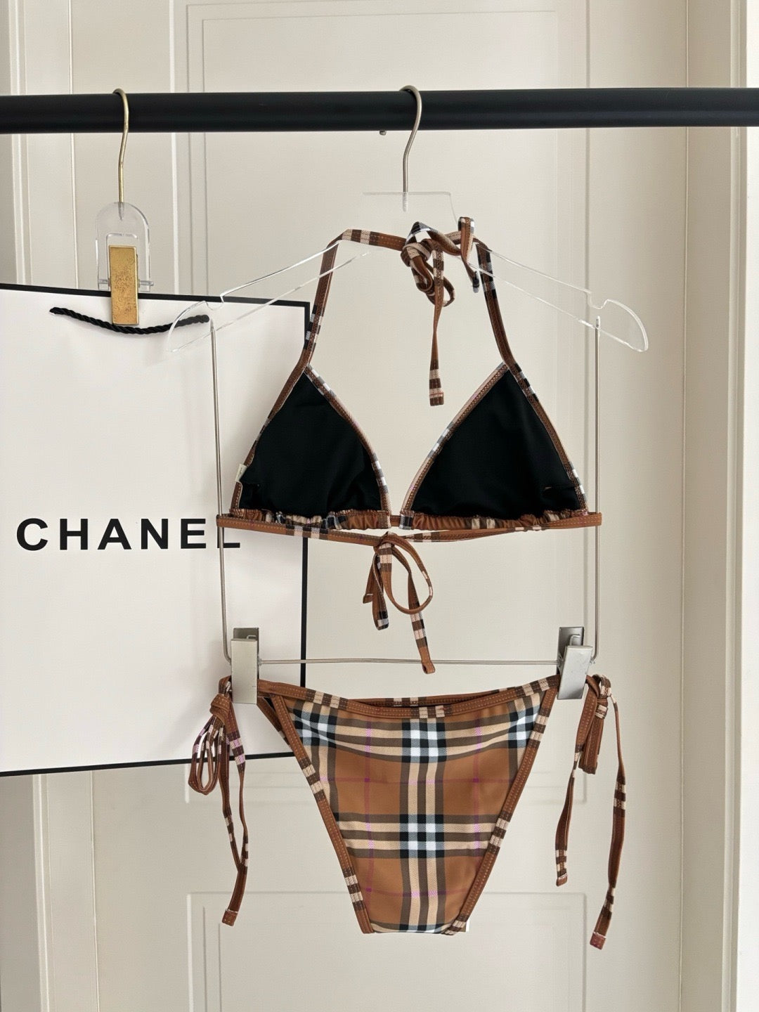 Vintage Check Bikini Set