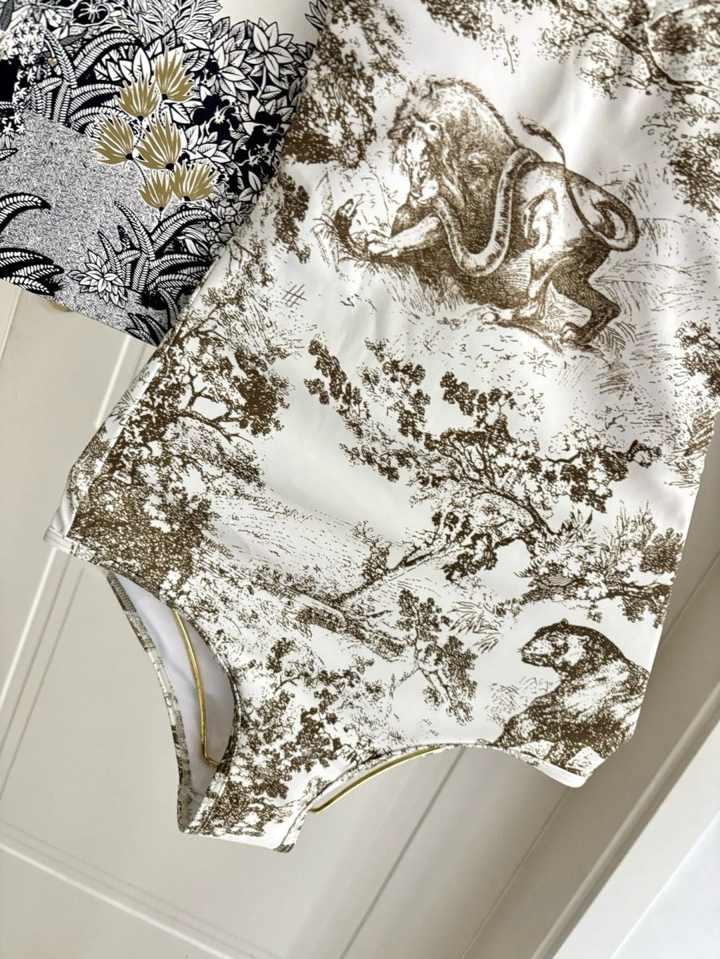 Toile de Jouy 2-Piece Swimsuit