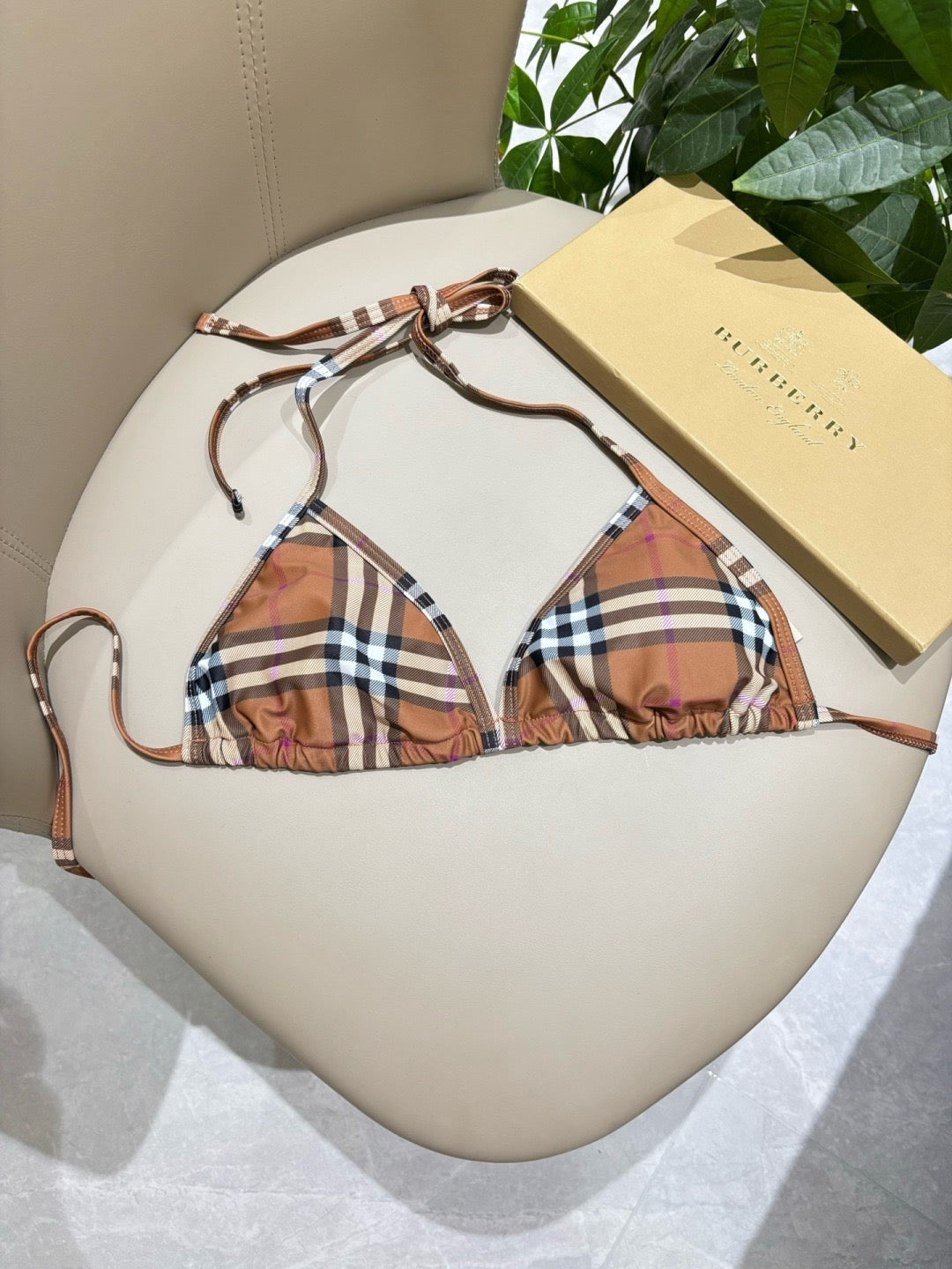 Vintage Check Bikini Set