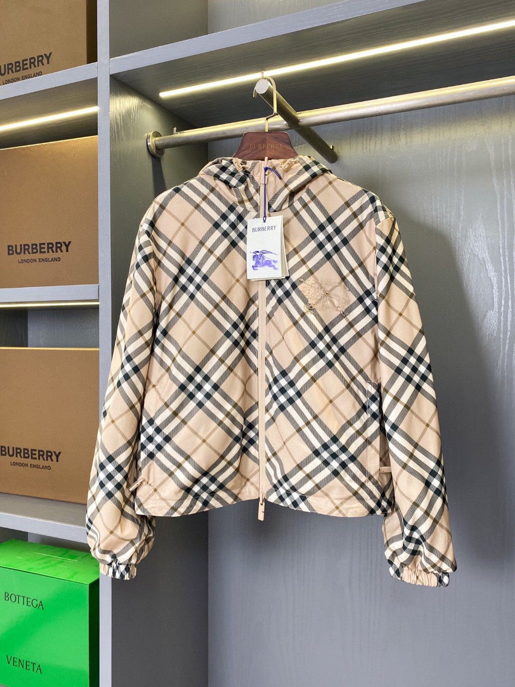 Reversible Check Jacket