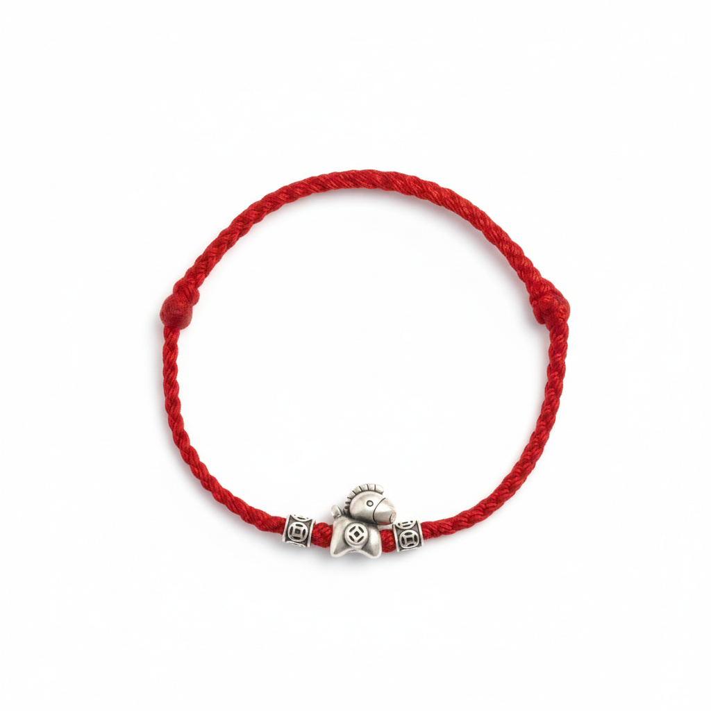 2026 Zodiac Horse Red String Bracelet-Progress & Prosperity