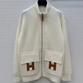 HM 25 Jacket White Wool 02648