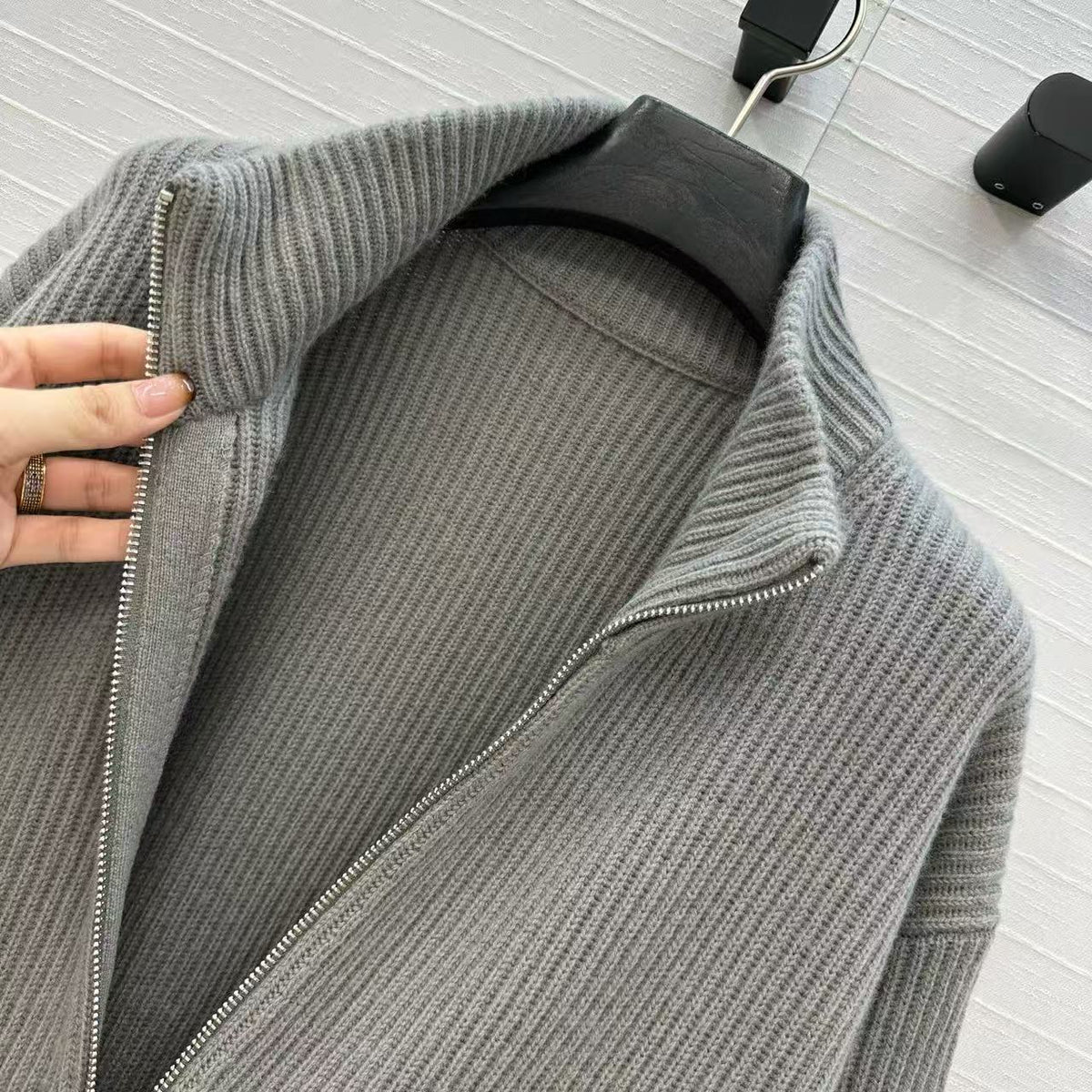 HM 25 Jacket Grey Wool 02649