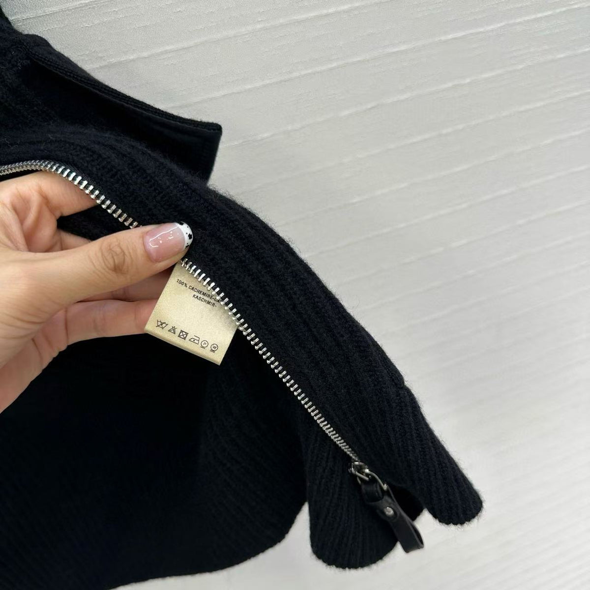 HM 25 Jacket Black Wool 02659