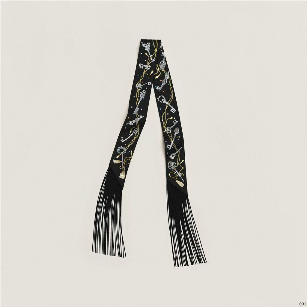 HM 26s Ex-Libris Twilly Scarf  5 x 86 cm