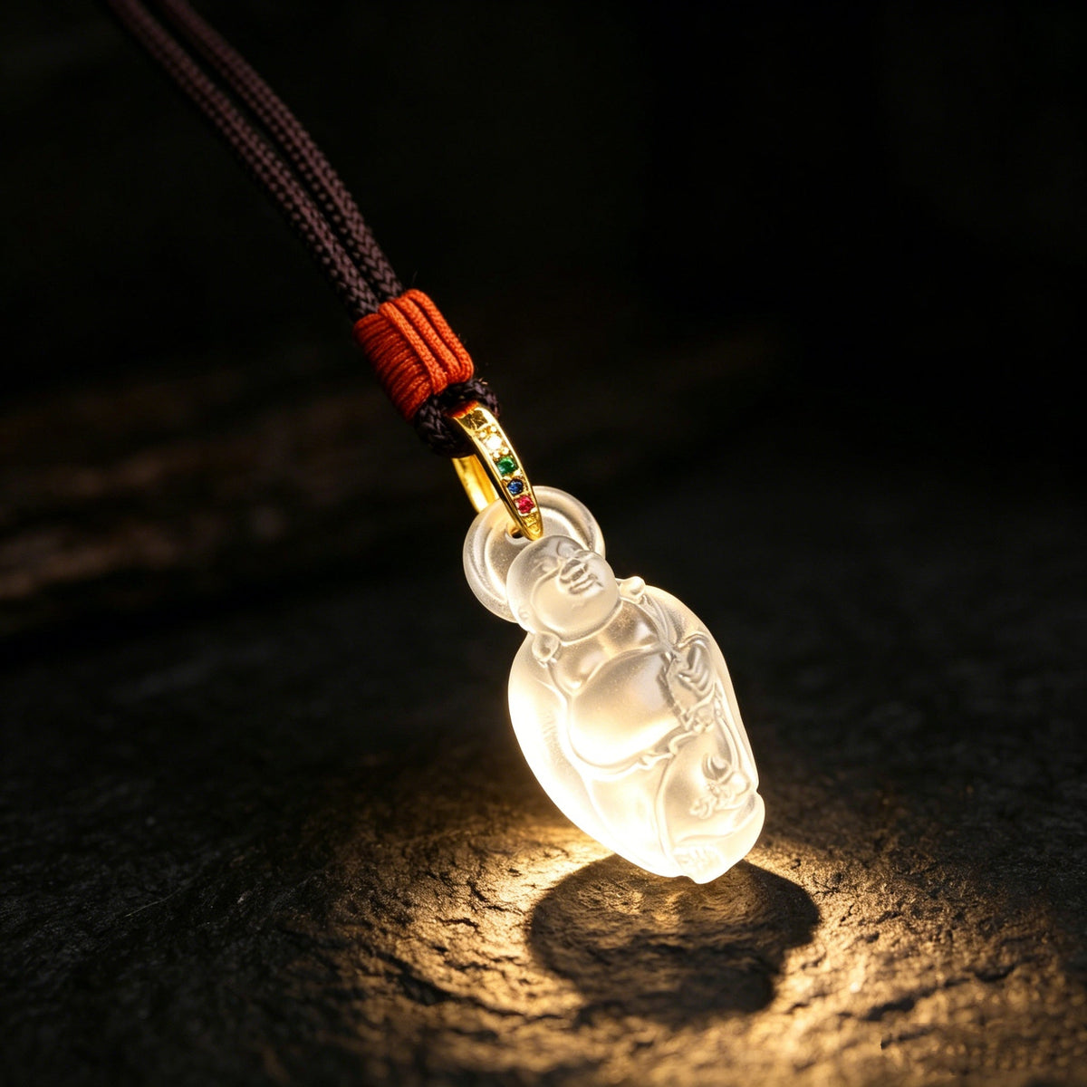 Maitreya Liuli Pendant-Joy Contentment & Inner Abundance