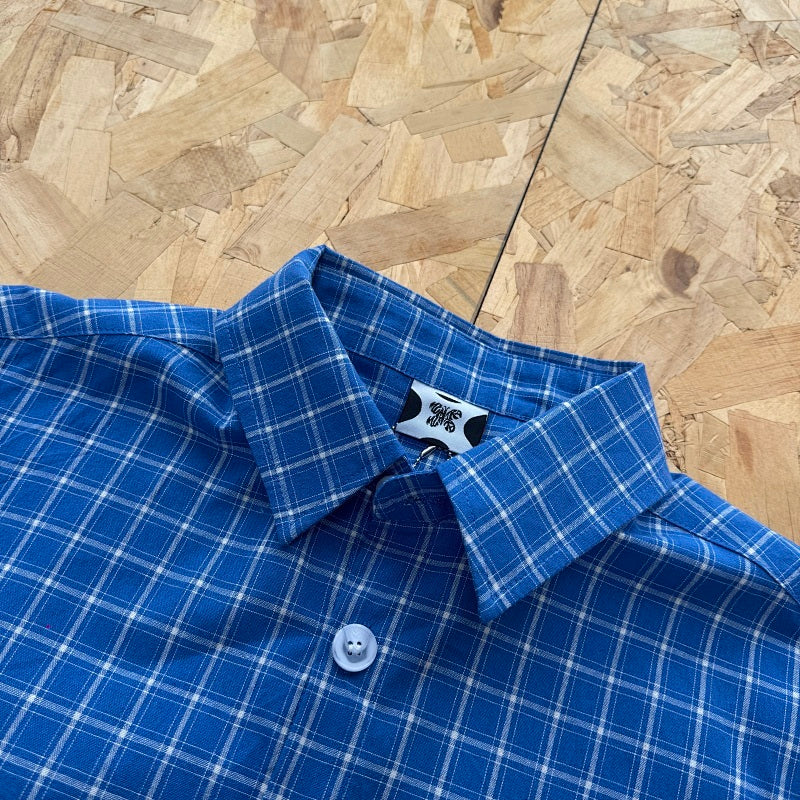 Mertra Plaid Shirt - Blue