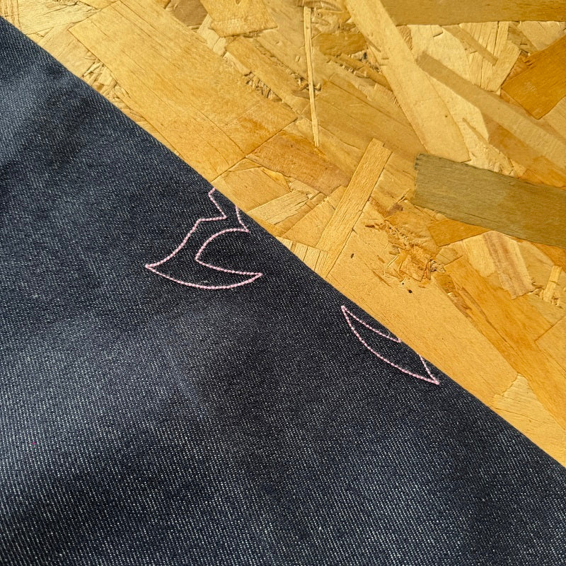 Mertra Reverse Bigstep Denim - Indigo/Pink