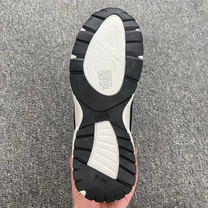 Dior B30 Sneaker — Grey Silver Black