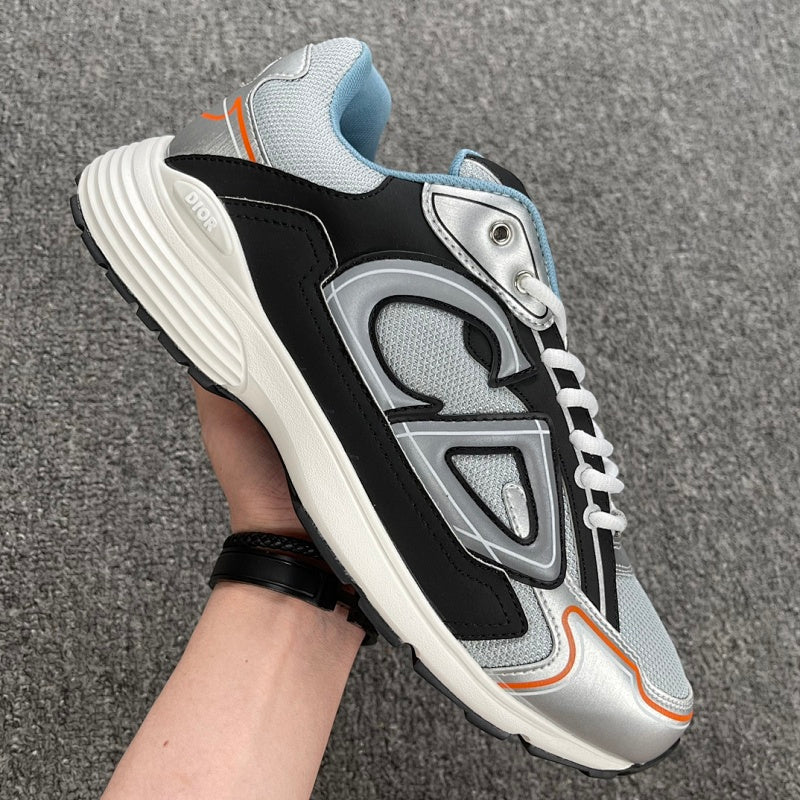 Dior B30 Sneaker — Grey Silver Black