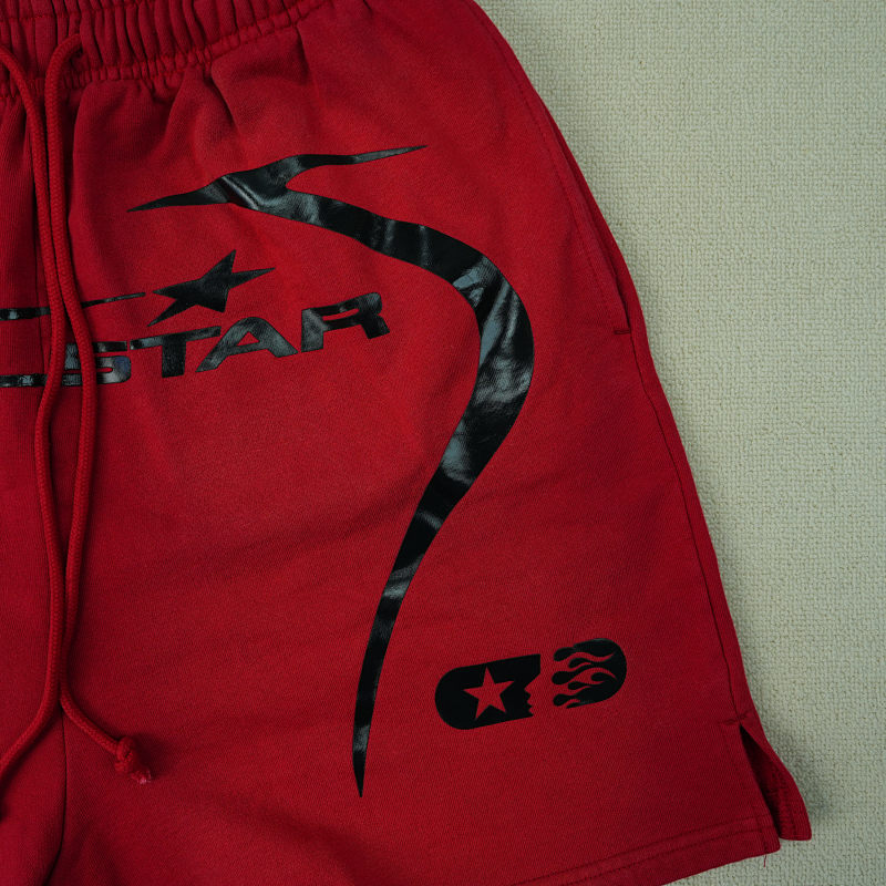 Hellstar Warm Up Shorts Red