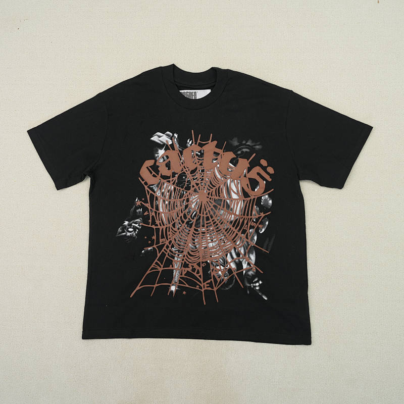 Sp5Der X Travis Scott Cactus Jack Airbrush T-Shirt