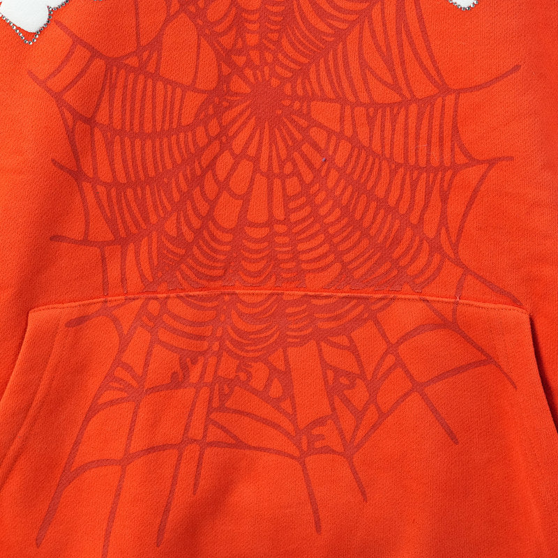 Sp5Der Websuit Hoodie Orange