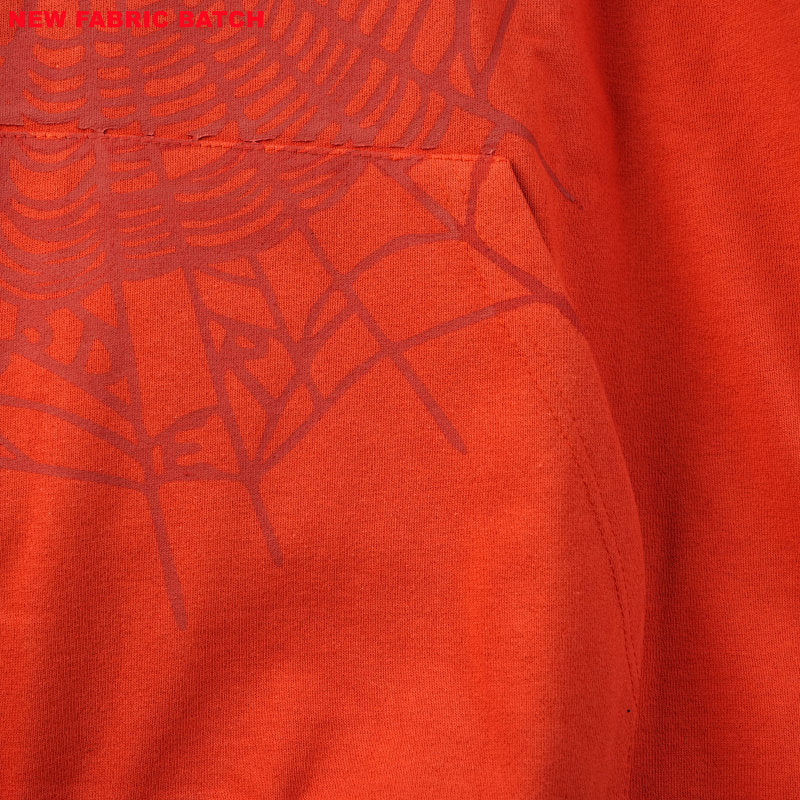 Sp5Der Websuit Hoodie Orange
