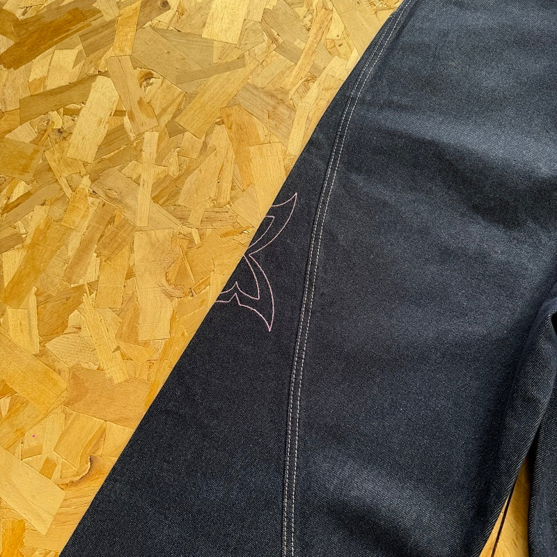 Mertra Reverse Bigstep Denim - Indigo/Pink