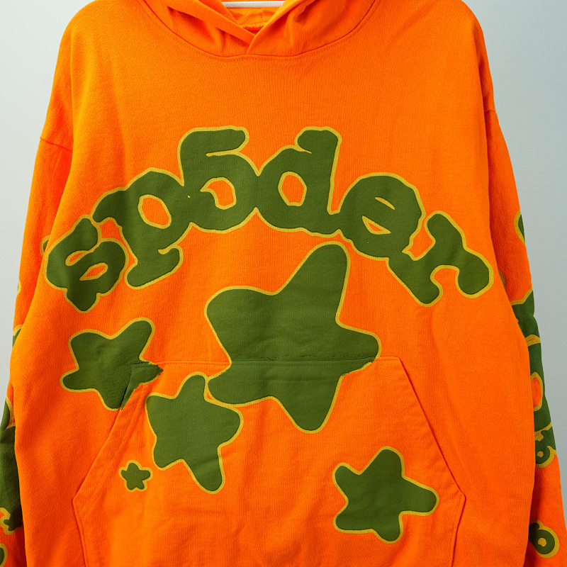 Sp5der Beluga Hoodie Orange