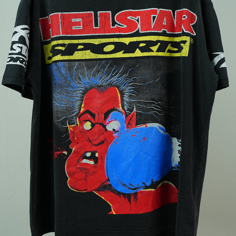 Hellstar Knock-Out T-Shirt Black