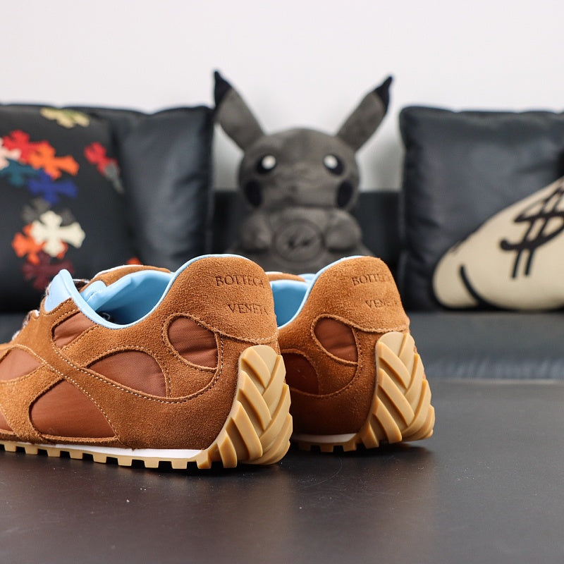 Bottega Veneta Speedster - Caramel/Light Blue