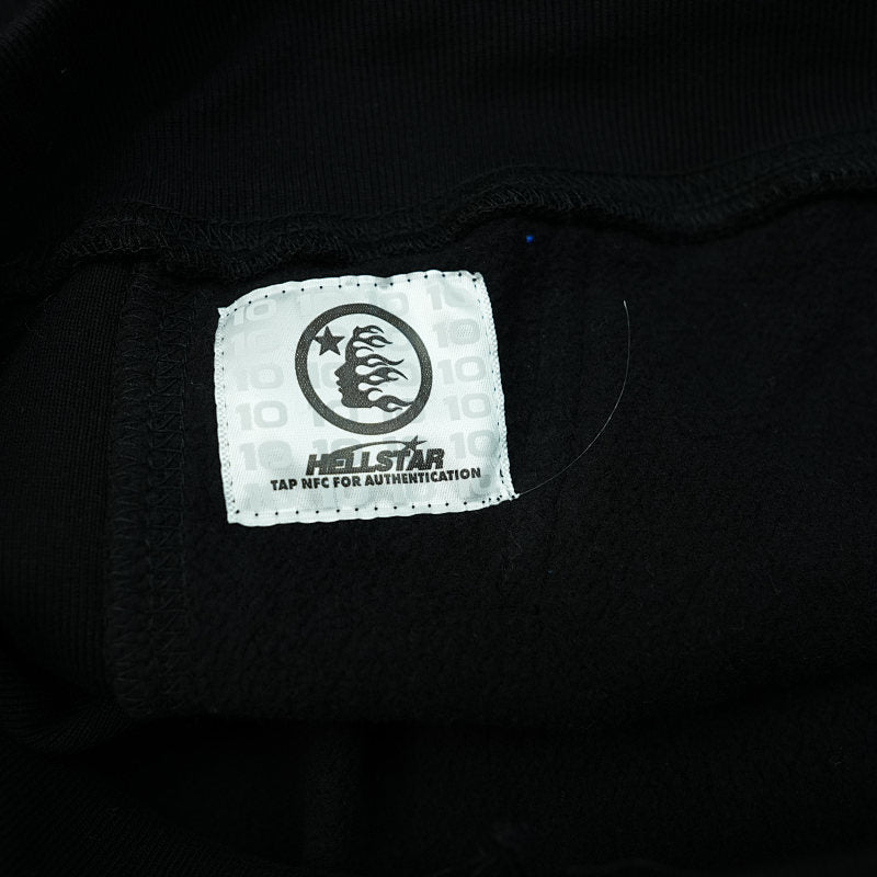 Hellstar Sports Hoodie. Jet Black