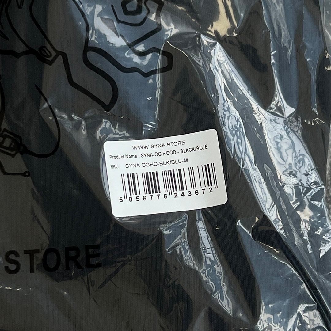 Hoodie Set Black Blue