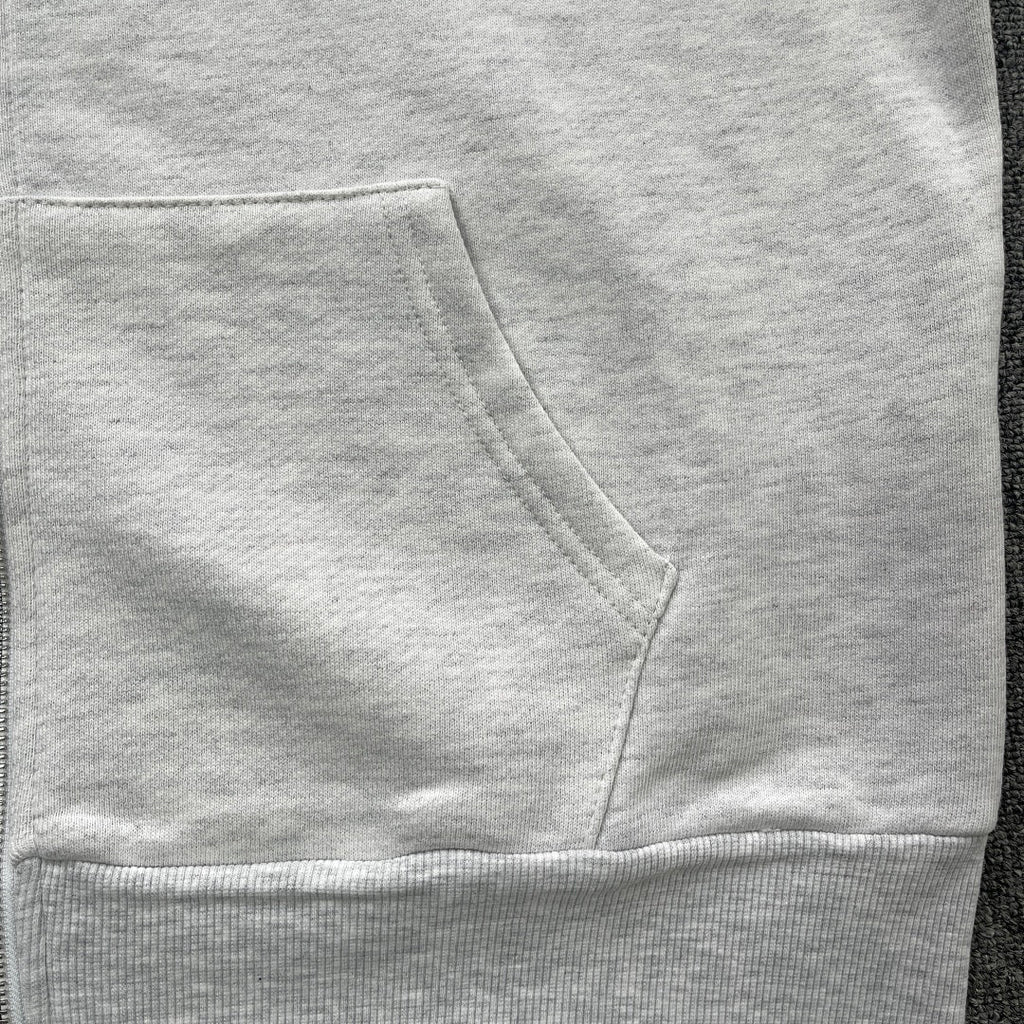 Zip Hoodie White