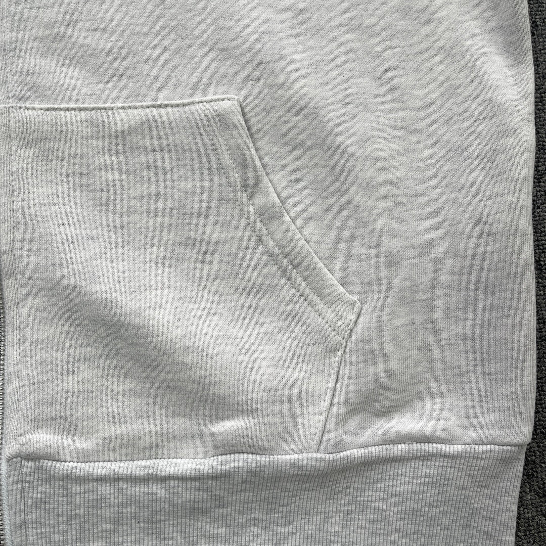 Zip Hoodie White