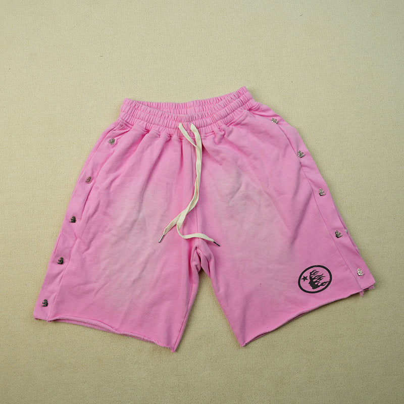 Hellstar Snap Sweatshorts Shorts Pink