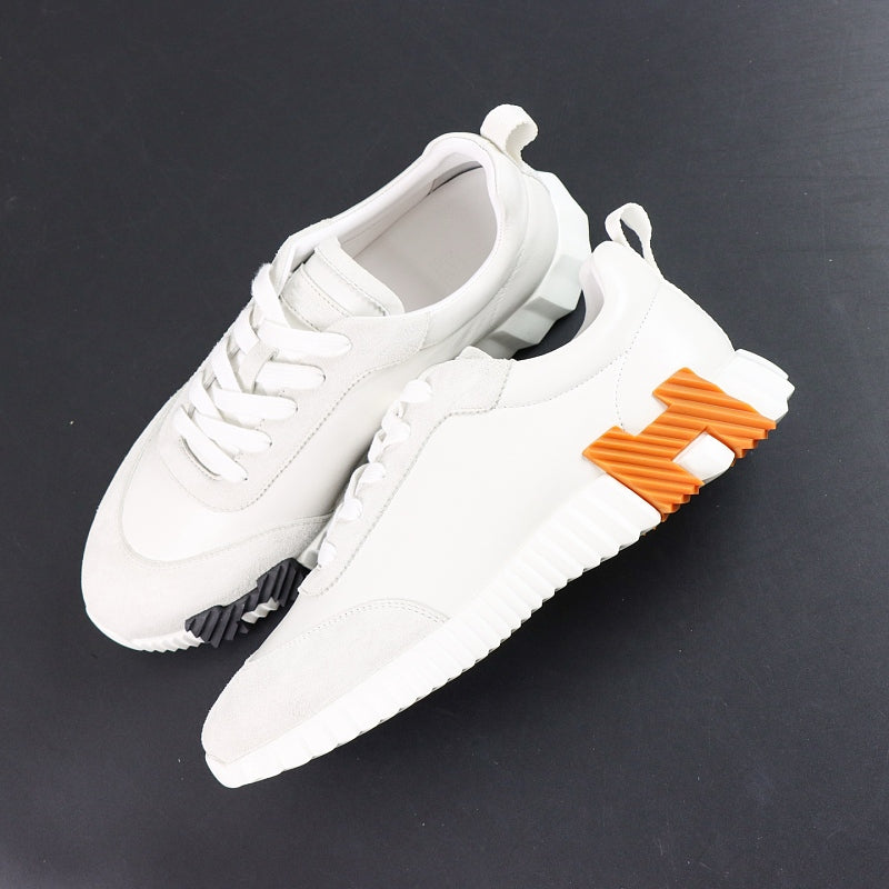 Hermes Bouncing Sneaker - White/Grey