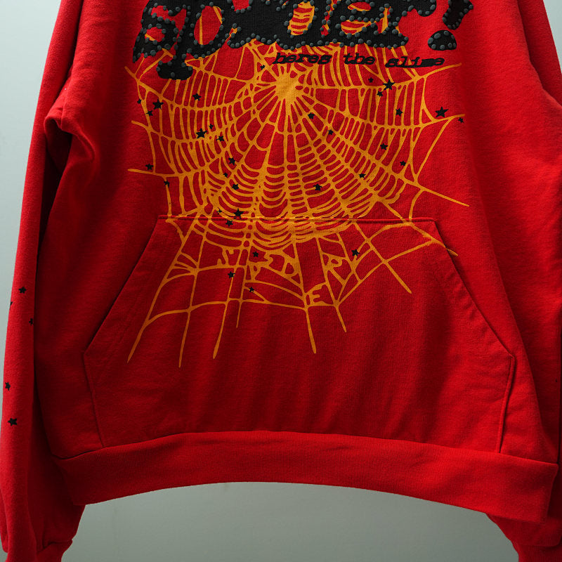 Sp5der P*NK V2 Hoodie Red