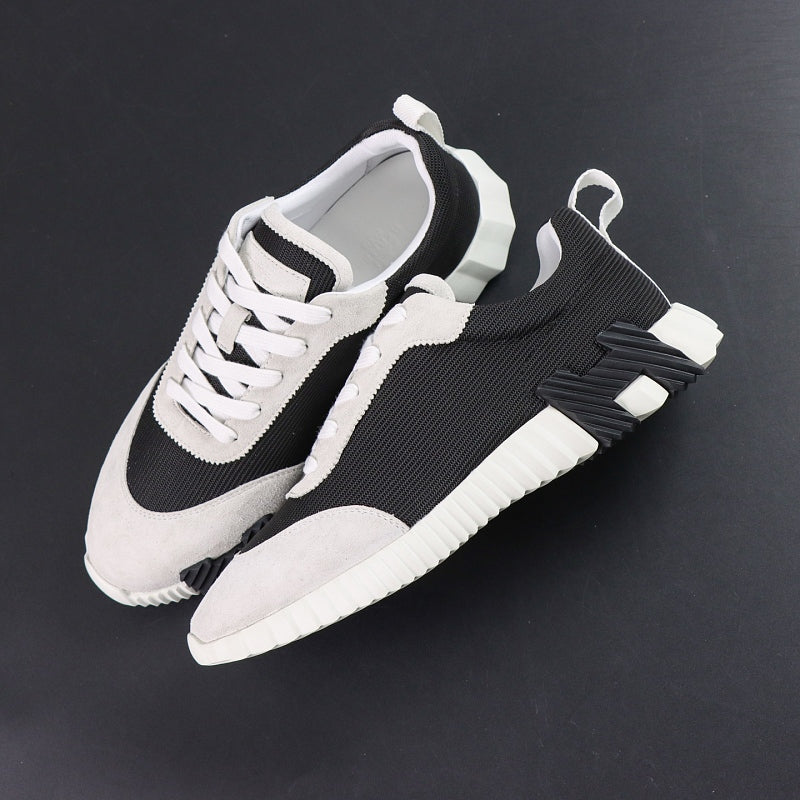 Hermes Bouncing Sneaker - Black/White