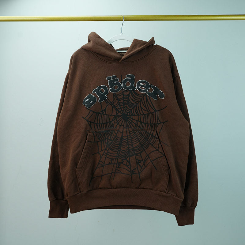 SP5DER BROWN Hoodie