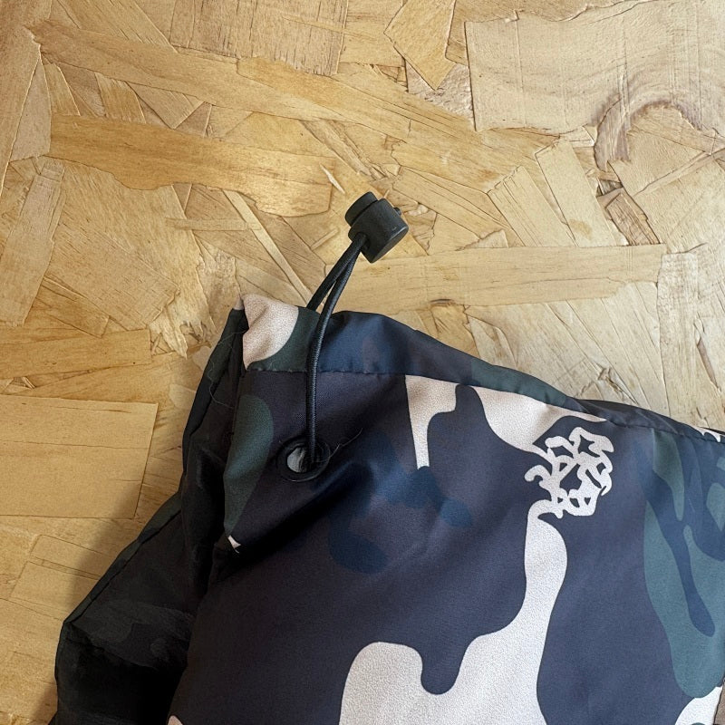 Mertra Reversible Puffer Vest - Grey Camo