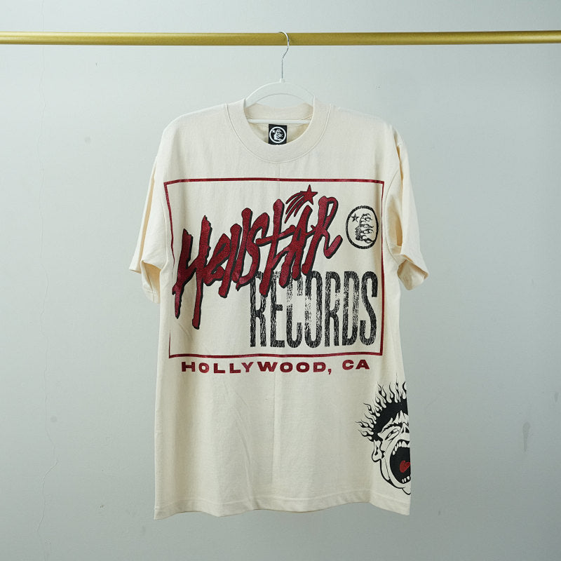Hellstar Records T-Shirt Off-White