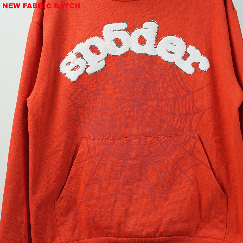 Sp5Der Websuit Hoodie Orange
