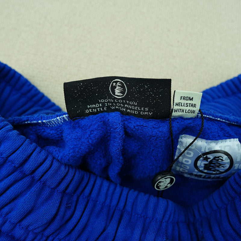 Hellstar Warm Up Shorts Blue